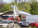 Dog dead after $250,000 east London house fire