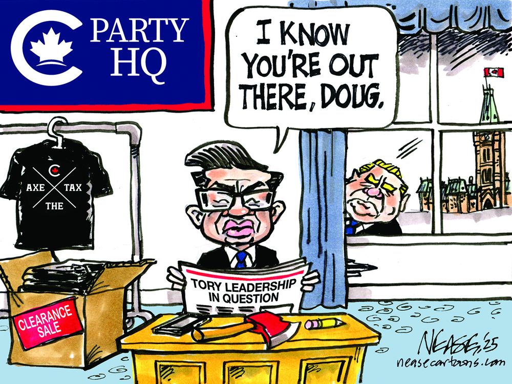 Steve Nease cartoon, May 8, 2025
