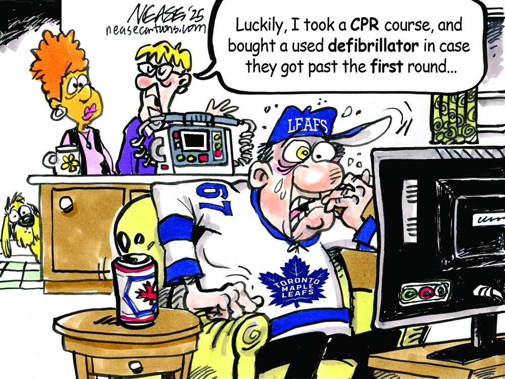 Steve Nease cartoon, May 9, 2025