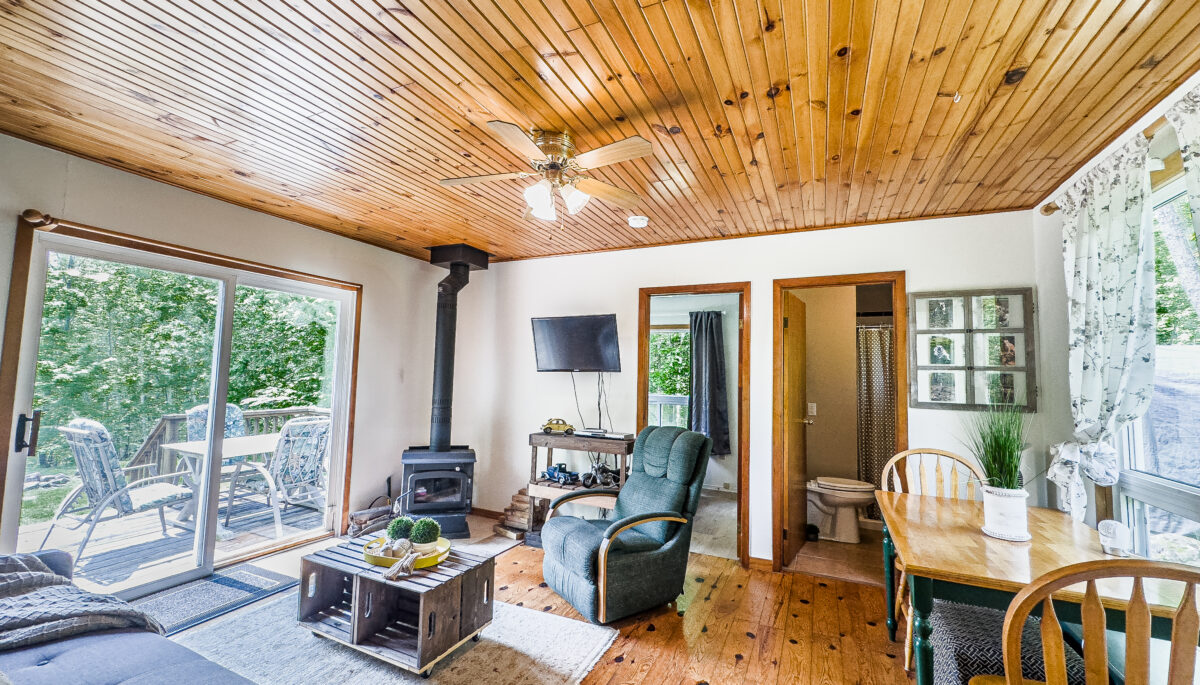 $899K for a boat-access cottage with 129 feet of frontage near Honey Harbour