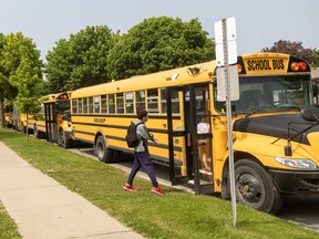 ‘Alarming’ school bus crashes spark outcry at London elementary school
