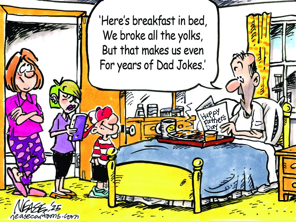Steve Nease cartoon, June 13, 2025