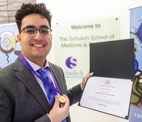 Whiz kid who started at Western University at 15 graduates at top of class