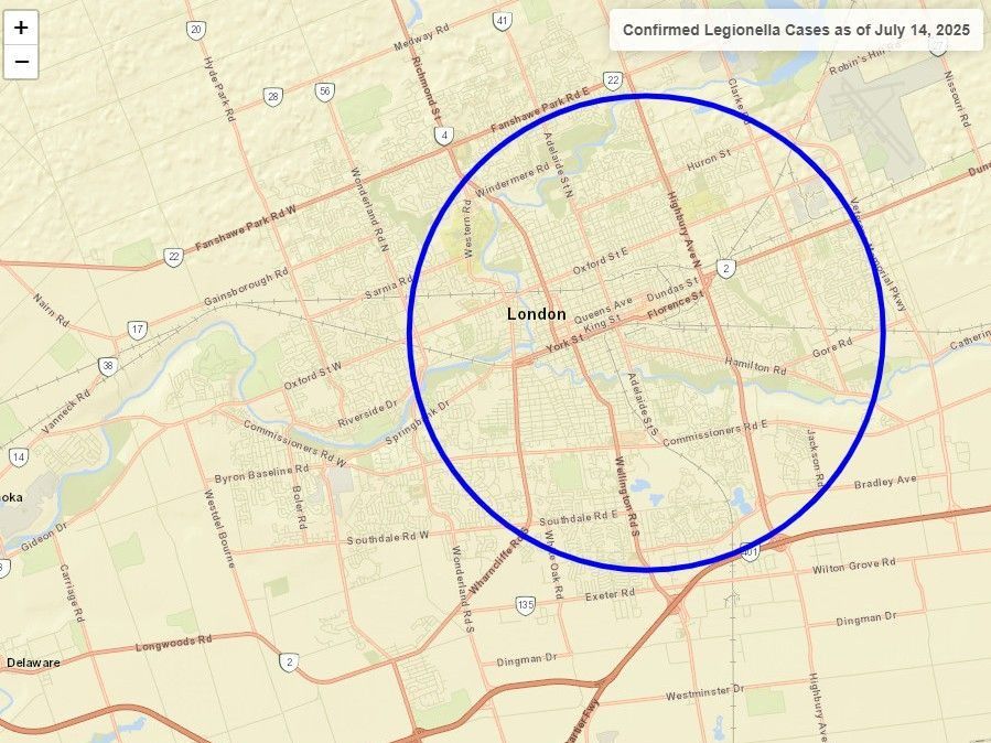 Another person dies in legionnaires’ disease outbreak in London