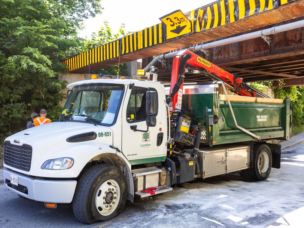 City vehicle collides with notorious Talbot Street bridge: ‘She’s a big one’