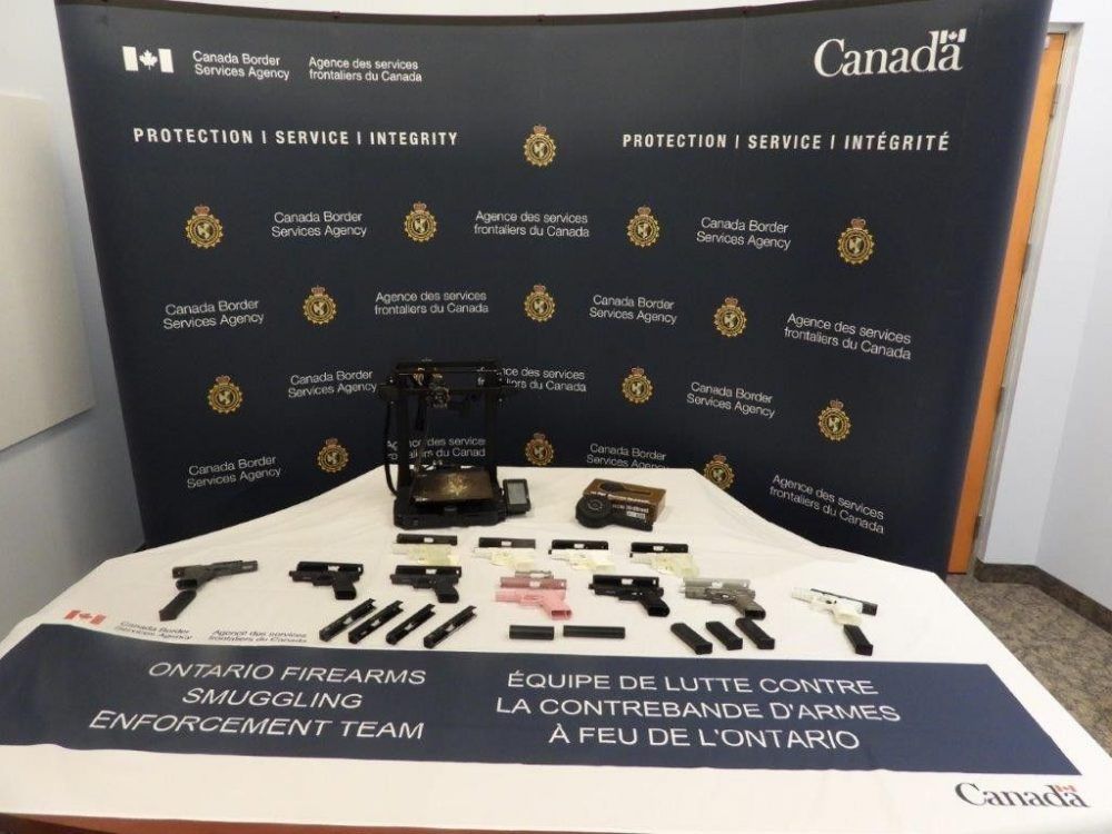 London men charged after border agents intercept gun parts, drugs