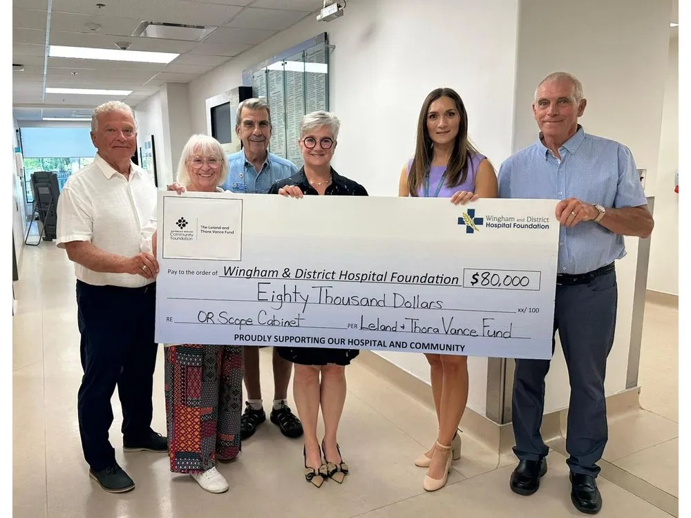 Wingham hospital receives $80,000 grant from Leland and Thora Vance Fund Wingham hospital receives $80,000 grant from Leland and Thora Vance Fund