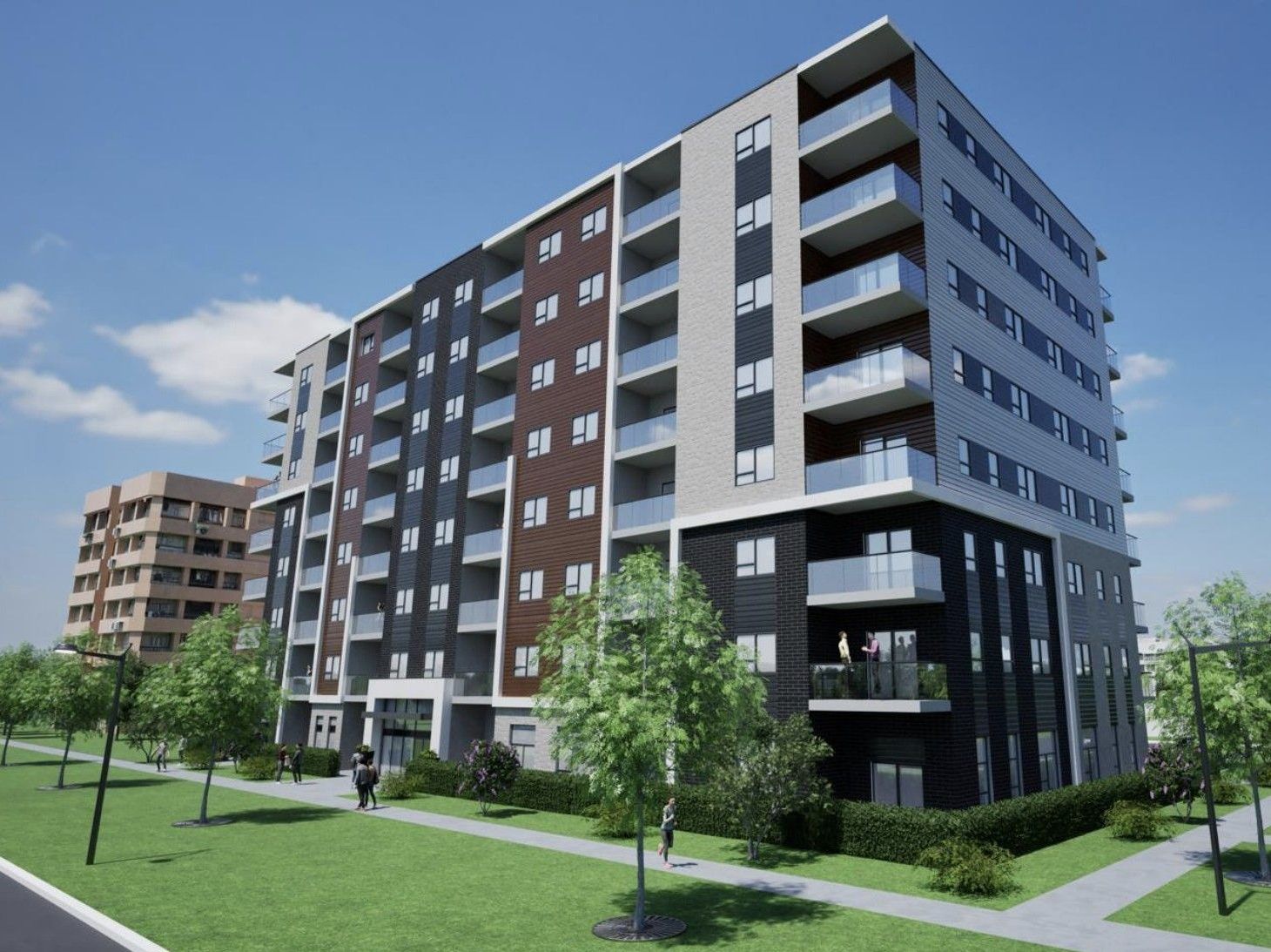 101-unit apartment building pitched in northwest London