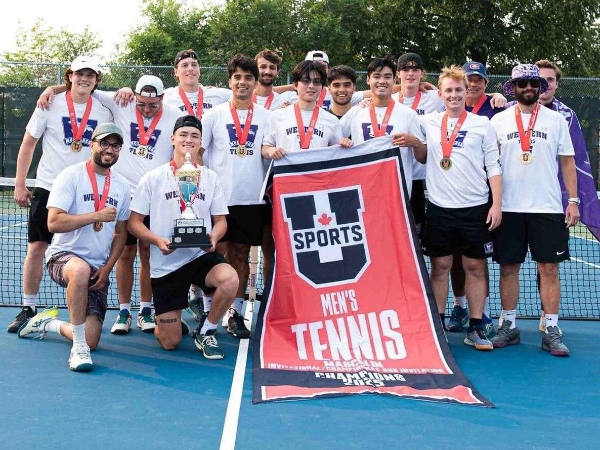 Western Mustangs rally past UBC to win national men’s tennis title