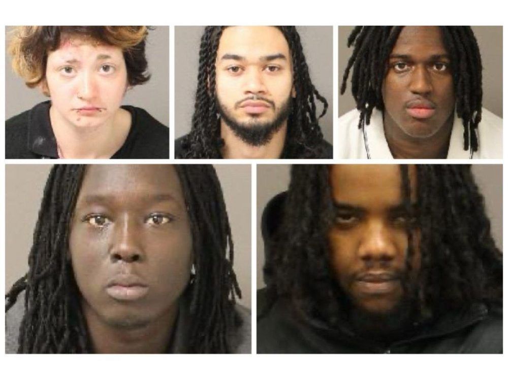 Five charged in downtown London shooting; police seize gun, drugs