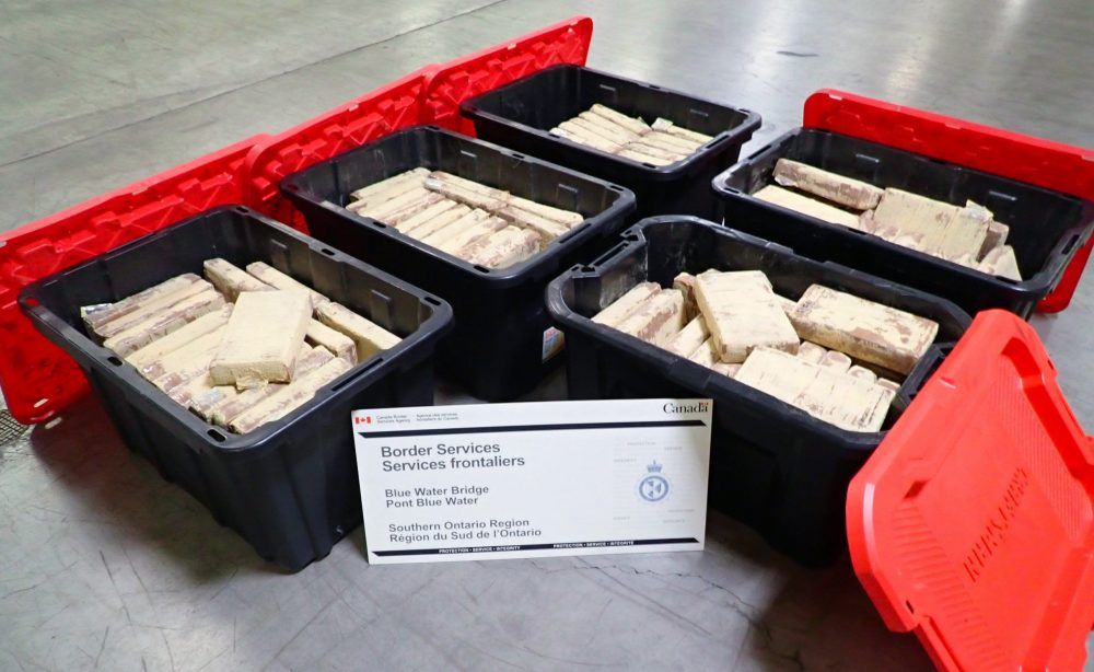 Nearly $44M in cocaine seized from trucks at border bridge: Officials Nearly $44M in cocaine seized from trucks at border bridge: Officials