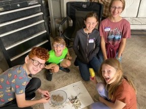 Ripley-based youth club learns to make salsa using their own harvest