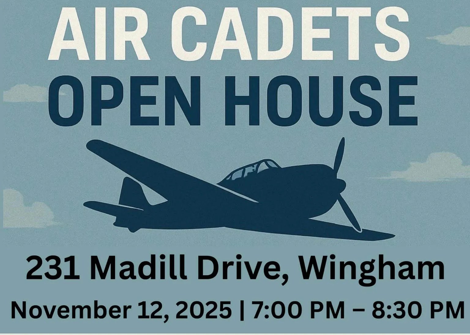 Wingham Air Cadets hosting information night for potential members