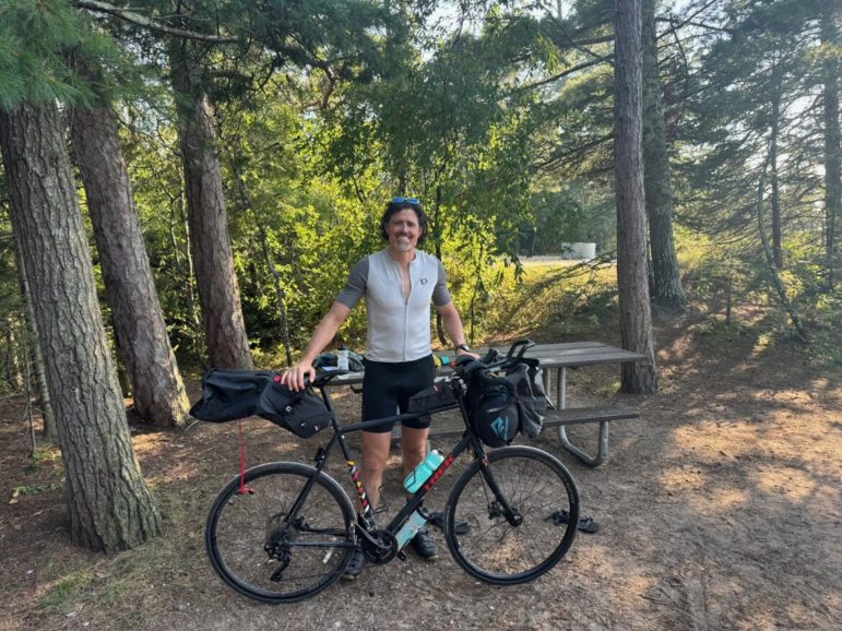 Man’s ‘Around the Lake in 8 Days’ bike ride raises $25K for charity