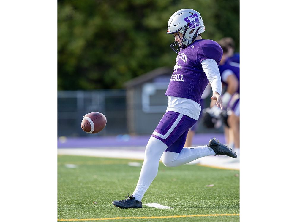 Brian Garrity’s booming leg lifts Western Mustangs, boosts pro hopes