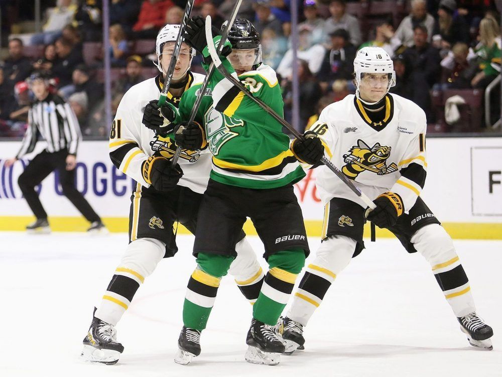 London Knights stay hot with 3-0 win over Hwy. 402 rivals in Sarnia