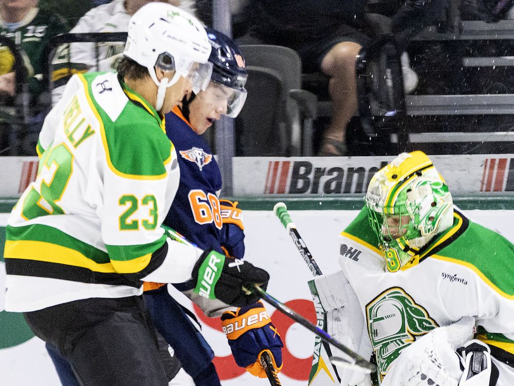 Sam O’Reilly lifts London Knights to first win with OT heroics