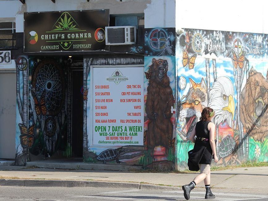 Twice-raided London cannabis shop reopens despite police action