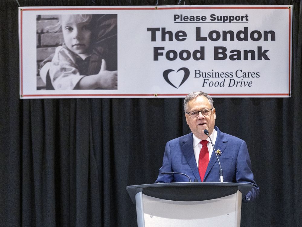 Business Cares Food Drive kicks off, with U.S. tariff toll in background