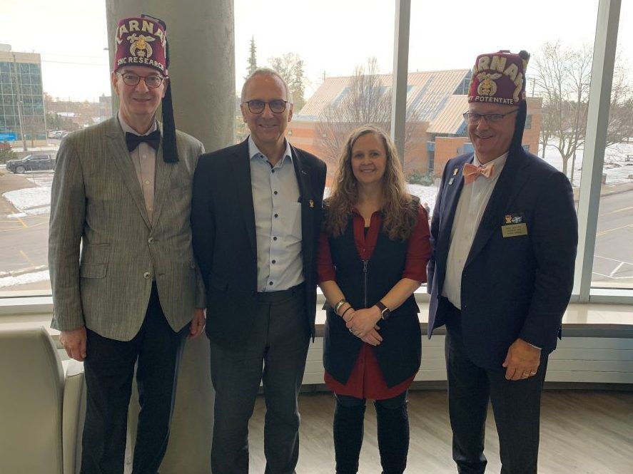 Shriners contributes $400K to London research on kids’ bone diseases