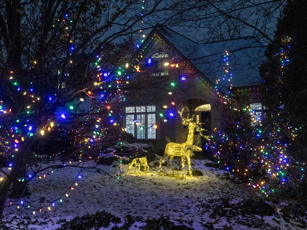 PHOTOS: London homes lit up for the holiday season