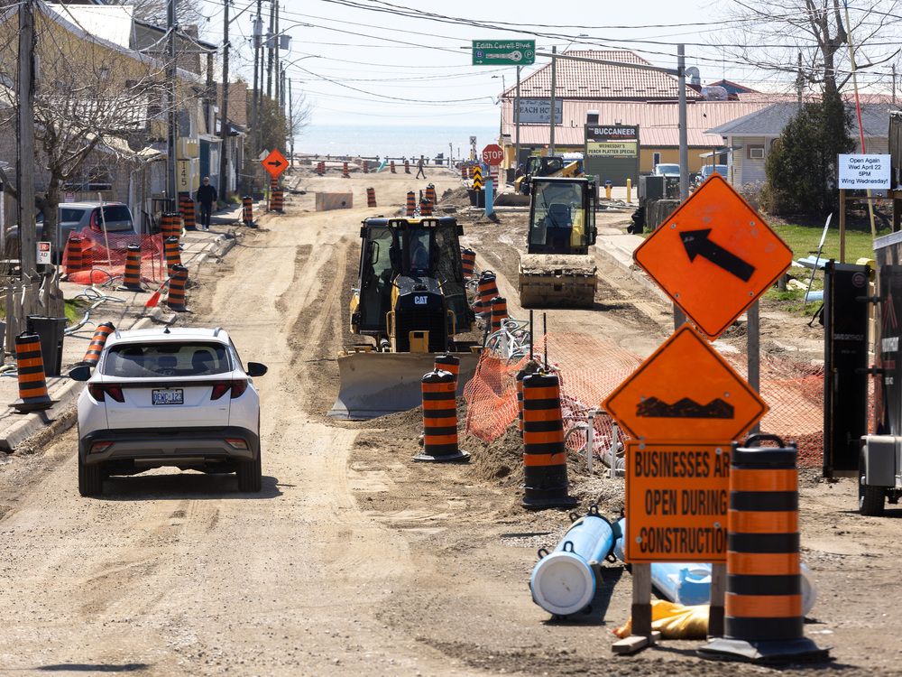 Port Stanley roadwork to pause for summer beach season