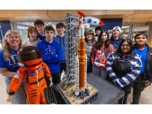 At Ingersoll’s high school, students revel in astronaut alum’s moon shot