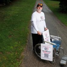 London dad raises $128K on Queen’s Park walk for daughter’s surgery
