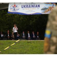 London Ukrainians mark 35 years of independence after week of deadly attacks