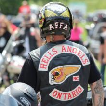 Patch-wearing Hells Angels turn up at London restaurants as biker rivalry grows