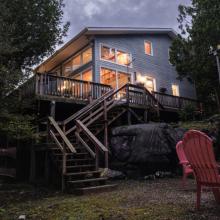 $699K for a Manitoulin Island cottage with two lots and more than 300 feet of shoreline