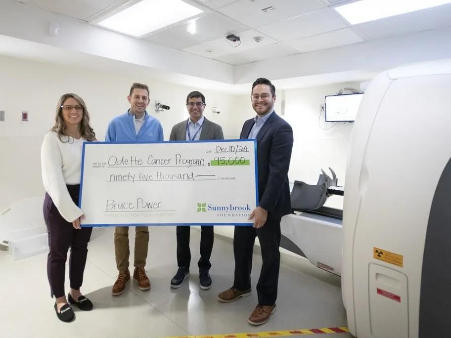 Bruce Power donating $95K toward Sunnybrook cancer treatment study