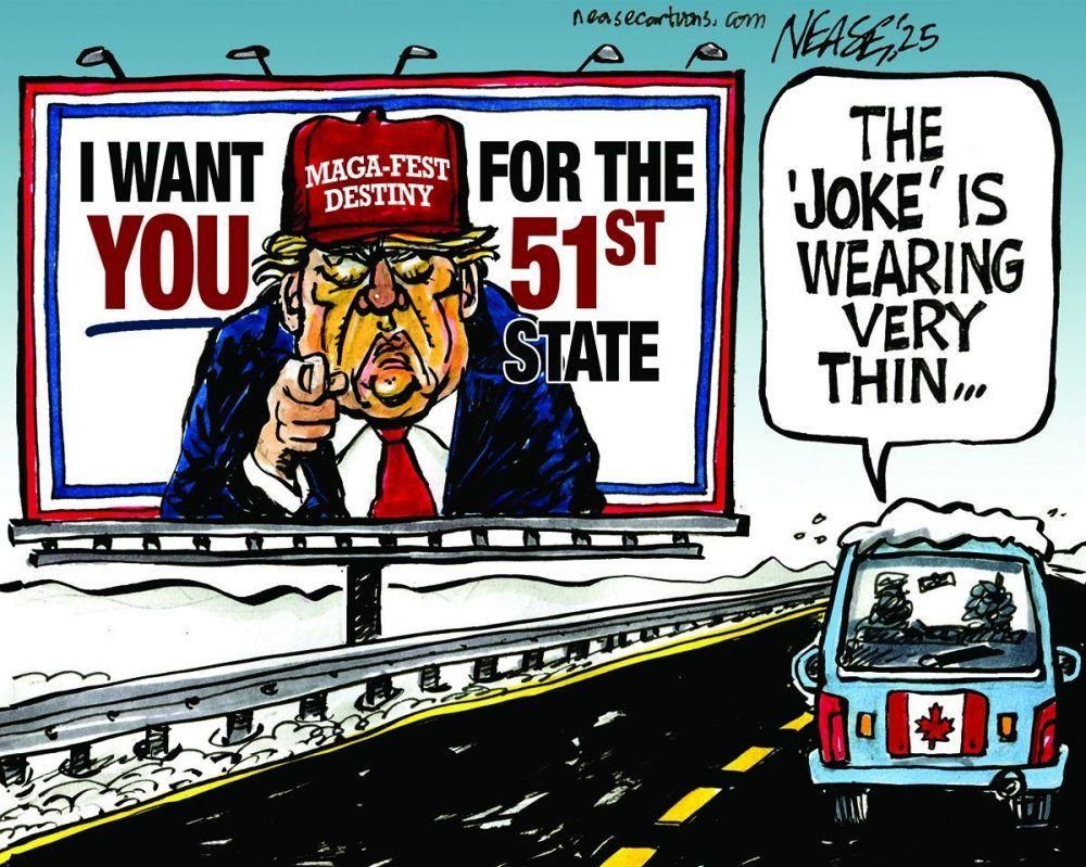 Steve Nease cartoon, Feb. 5, 2025