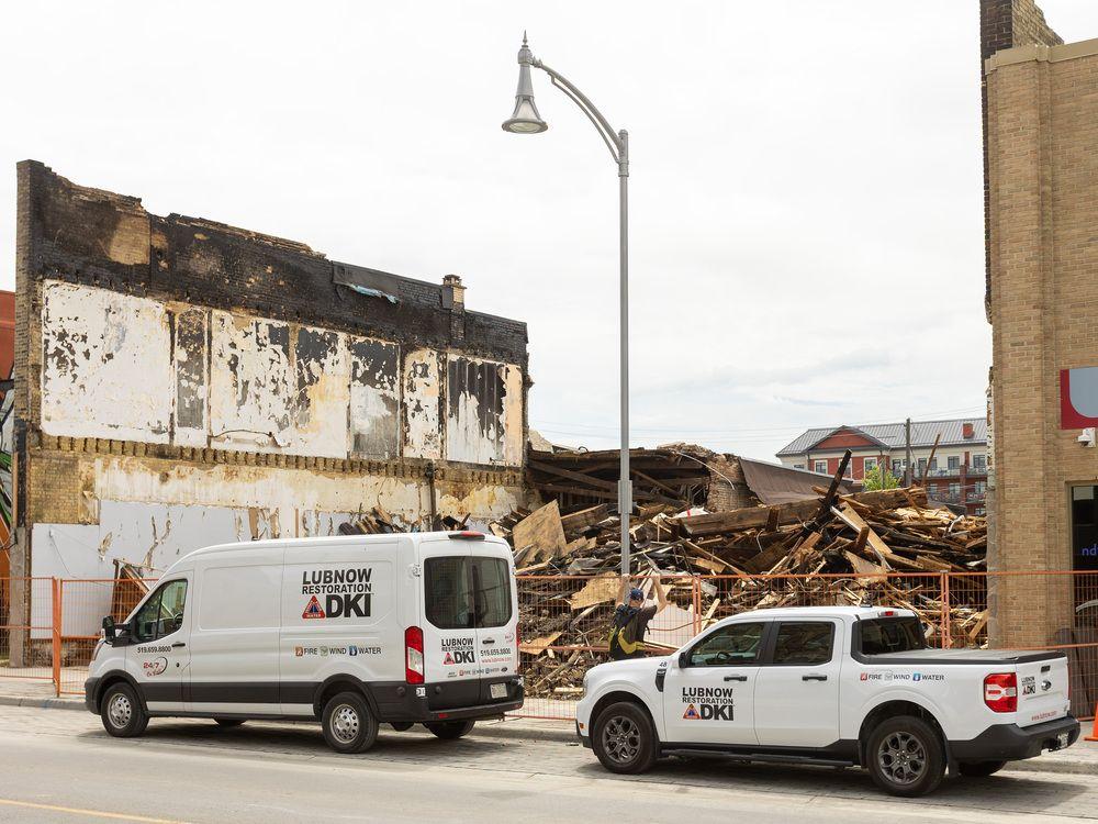Accused in fire that destroyed historic building faces new arson charge