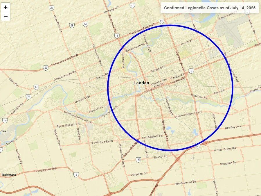 Another person dies in legionnaires’ disease outbreak in London Another person dies in legionnaires’ disease outbreak in London